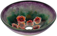 Thumbnail for ANZZI Impasto Series LS-AZ220 Vessel Sink - Glass Bathroom Sink ANZZI 