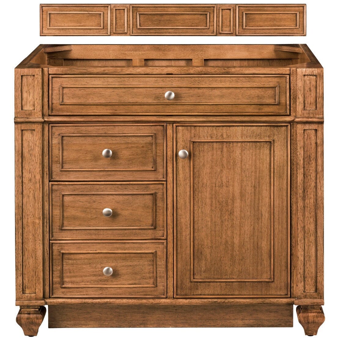 James Martin Bristol 36" Single Vanity Vanity James Martin Saddle Brown Cabinet Only 