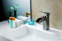 Thumbnail for ANZZI Forza Series L-AZ019BN Bathroom Faucet Bathroom Faucet ANZZI 