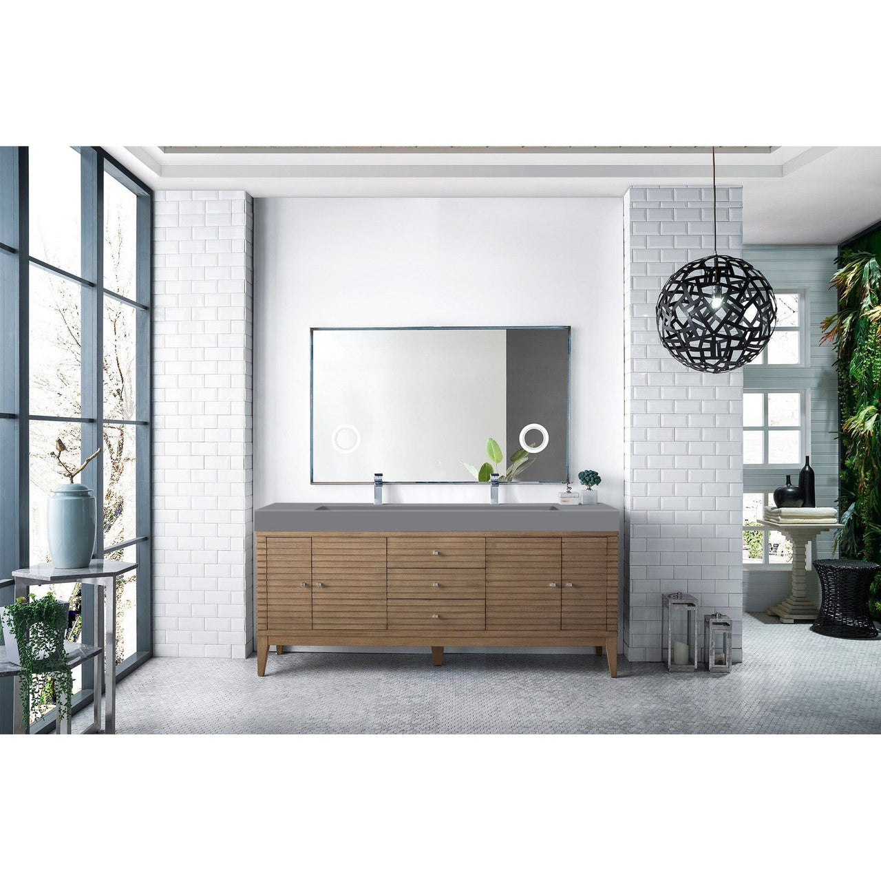James Martin Linear 72" Double Vanity Vanity James Martin 