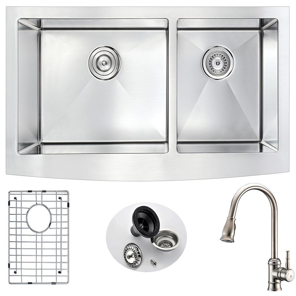ANZZI ELYSIAN Series K36203A-130 Kitchen Sink Kitchen Sink ANZZI 