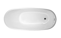 Thumbnail for ANZZI Bouie Series 5.68 ft. Freestanding Bathtub in Caiman Skin FreeStanding Bathtub ANZZI 