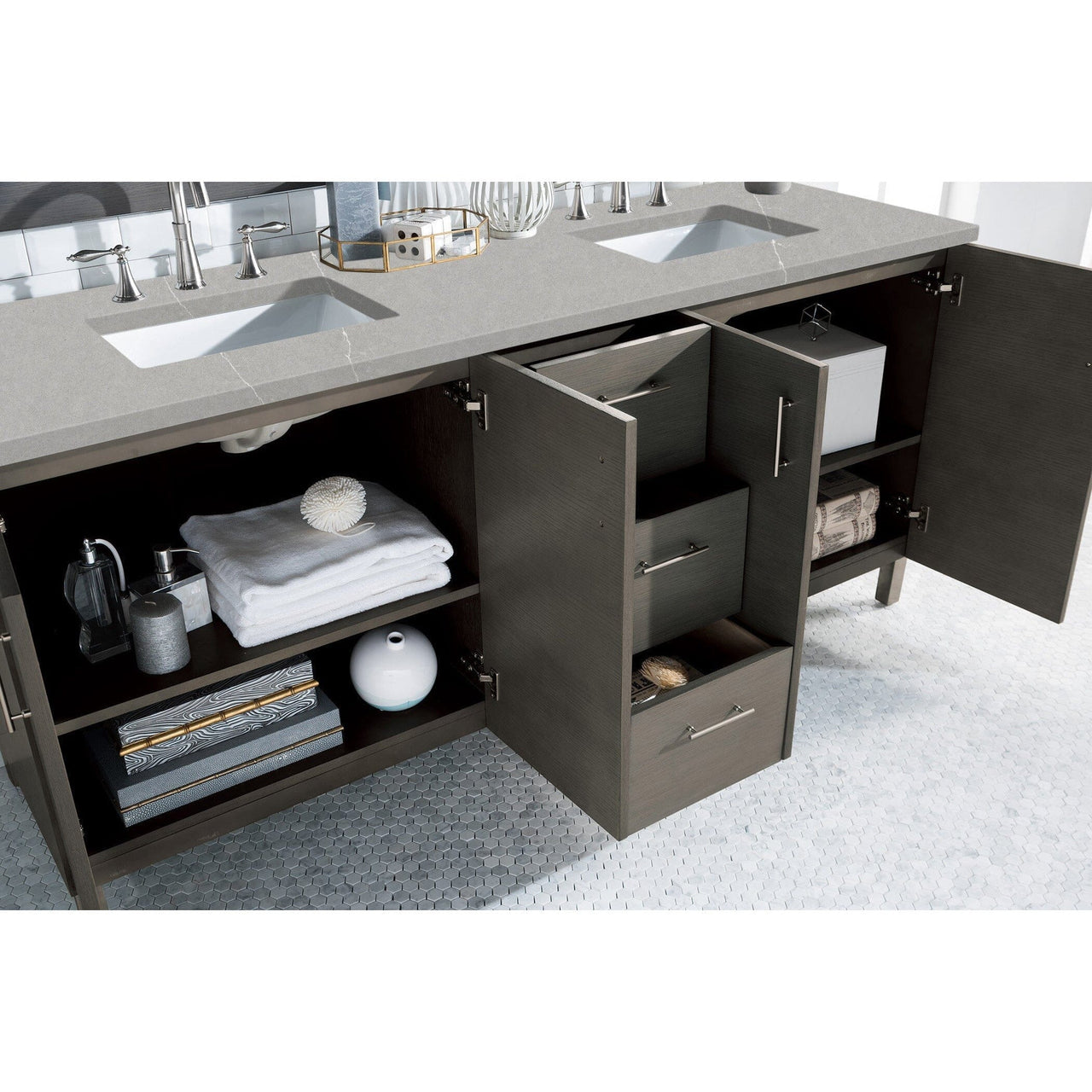 James Martin Metropolitan 72" Double Vanity Vanity James Martin 