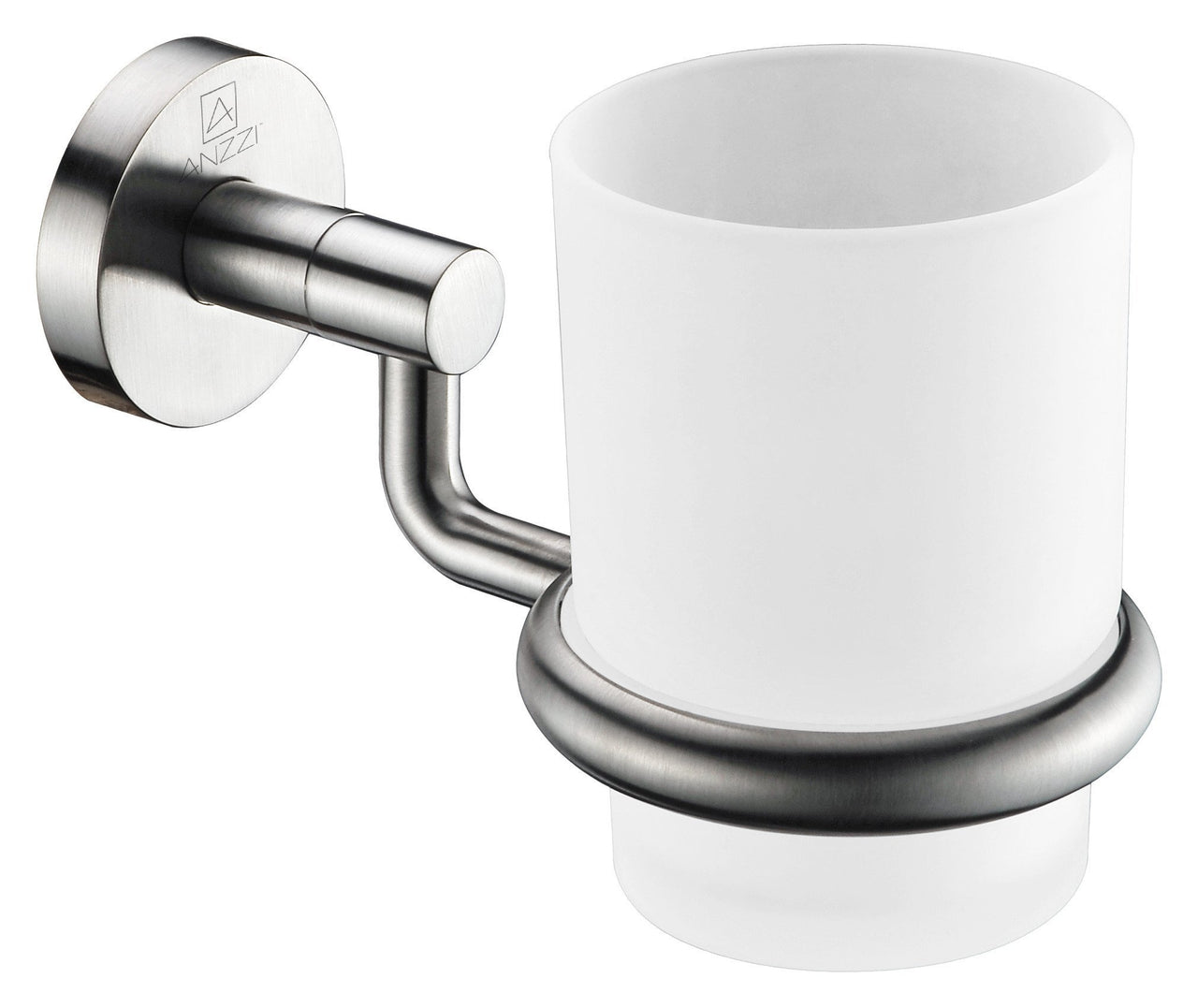 ANZZI Caster Series Toothbrush Holder in Brushed Nickel Toothbrush Holder ANZZI 