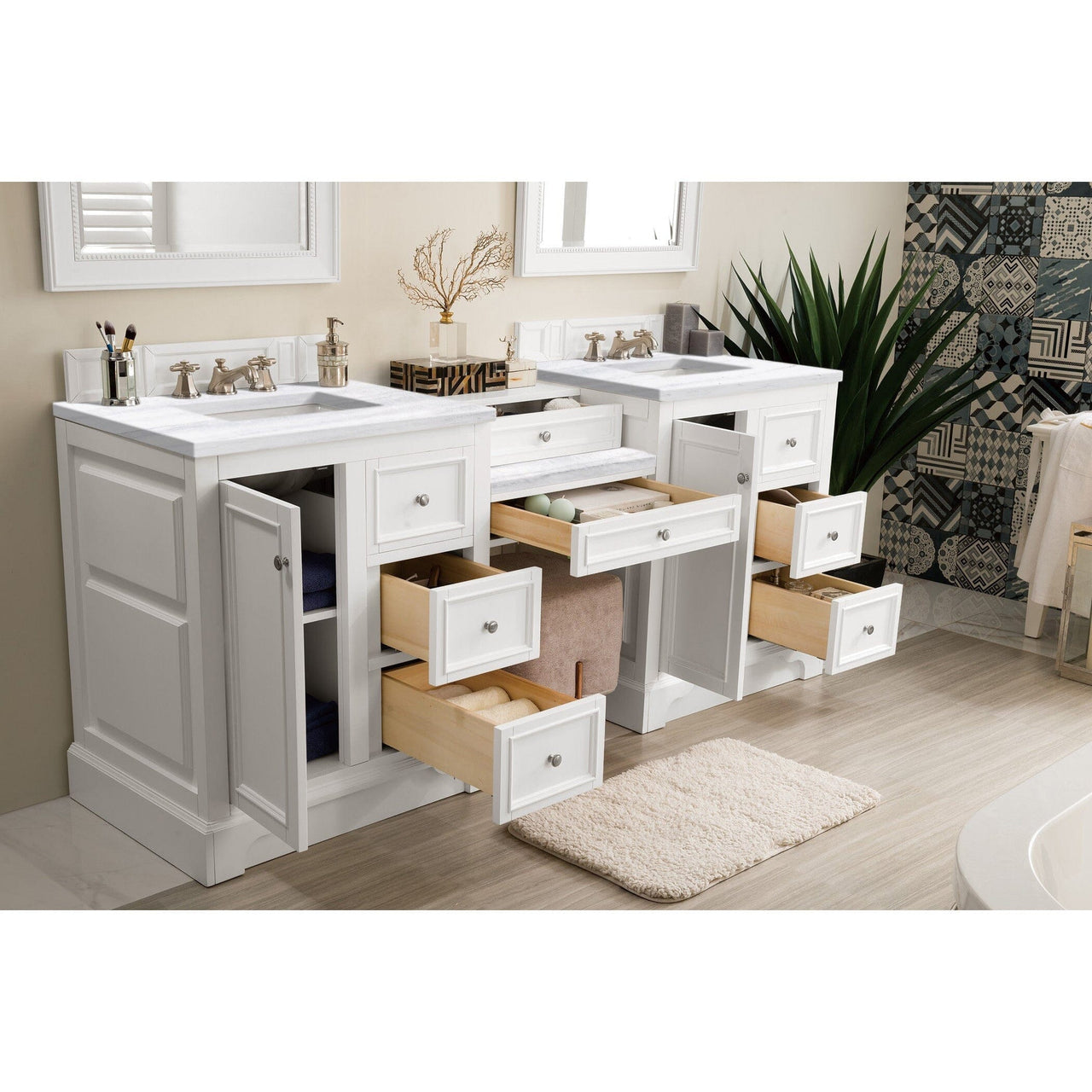 James Martin De Soto 82" Double Vanity Set Vanity James Martin 