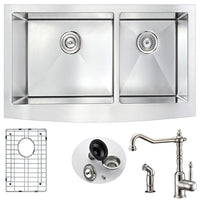 Thumbnail for ANZZI ELYSIAN Series K36203A-108 Kitchen Sink Kitchen Sink ANZZI 