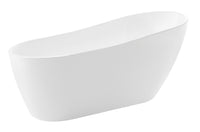 Thumbnail for ANZZI Trend Series 5.58 ft. Freestanding Bathtub in White FreeStanding Bathtub ANZZI 