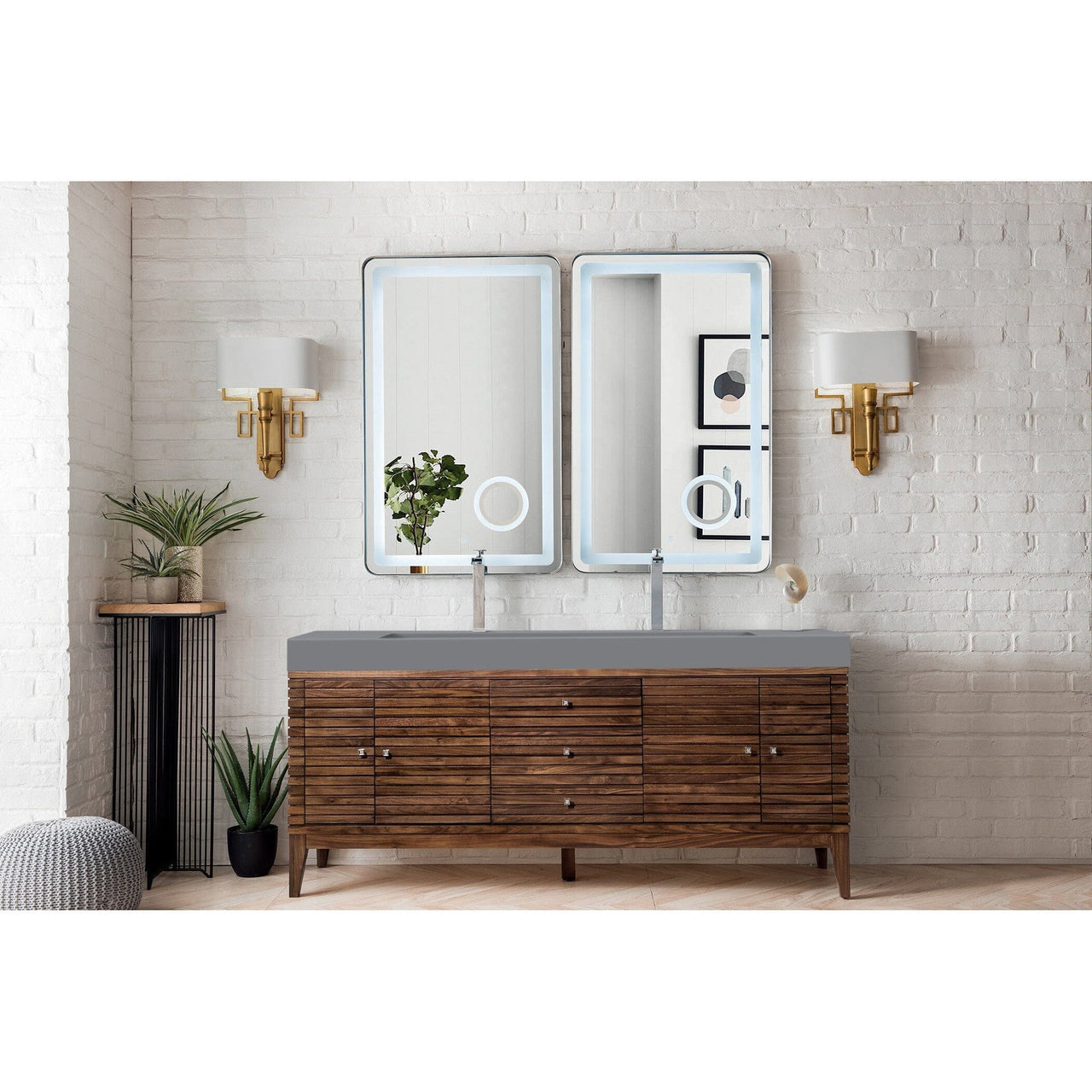 James Martin Linear 72" Double Vanity Vanity James Martin 