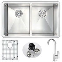 Thumbnail for ANZZI VANGUARD Series K32192A-035B Kitchen Sink Kitchen Sink ANZZI 