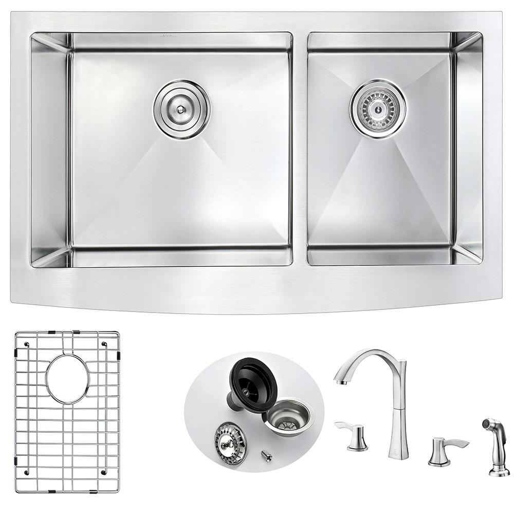 ANZZI ELYSIAN Series K36203A-032B Kitchen Sink Kitchen Sink ANZZI 