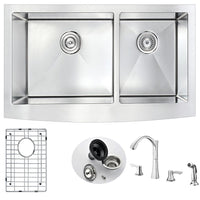 Thumbnail for ANZZI ELYSIAN Series K36203A-032B Kitchen Sink Kitchen Sink ANZZI 
