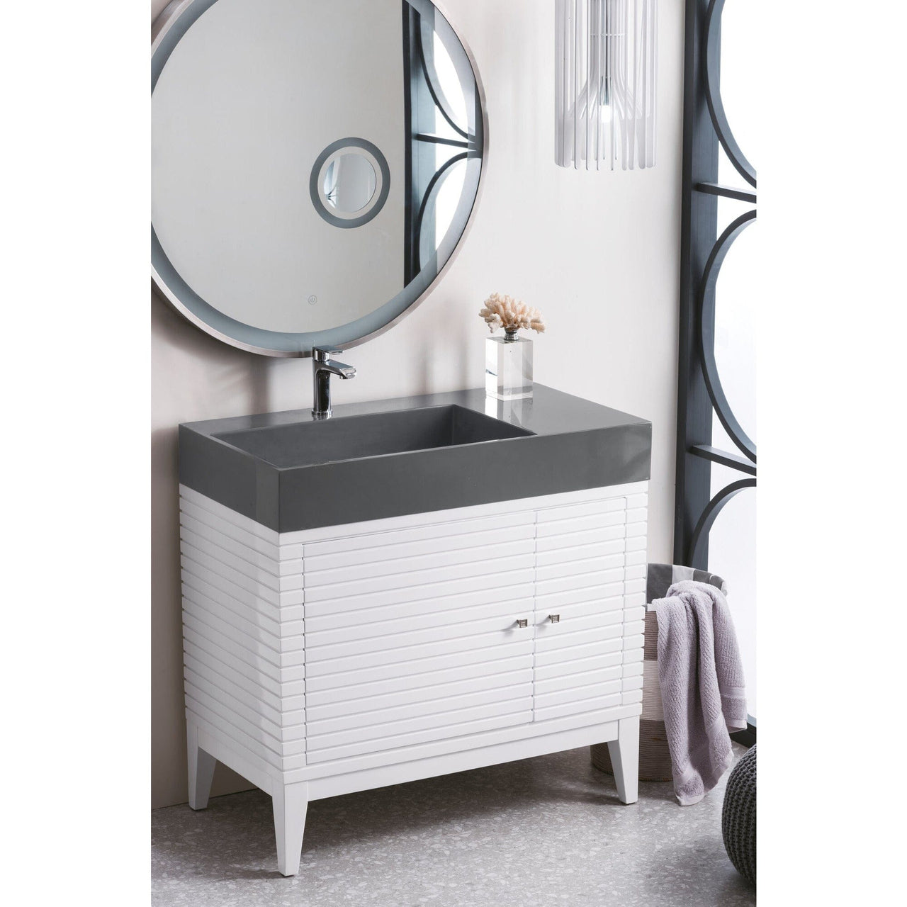 James Martin Linear 36" Single Vanity Vanity James Martin 