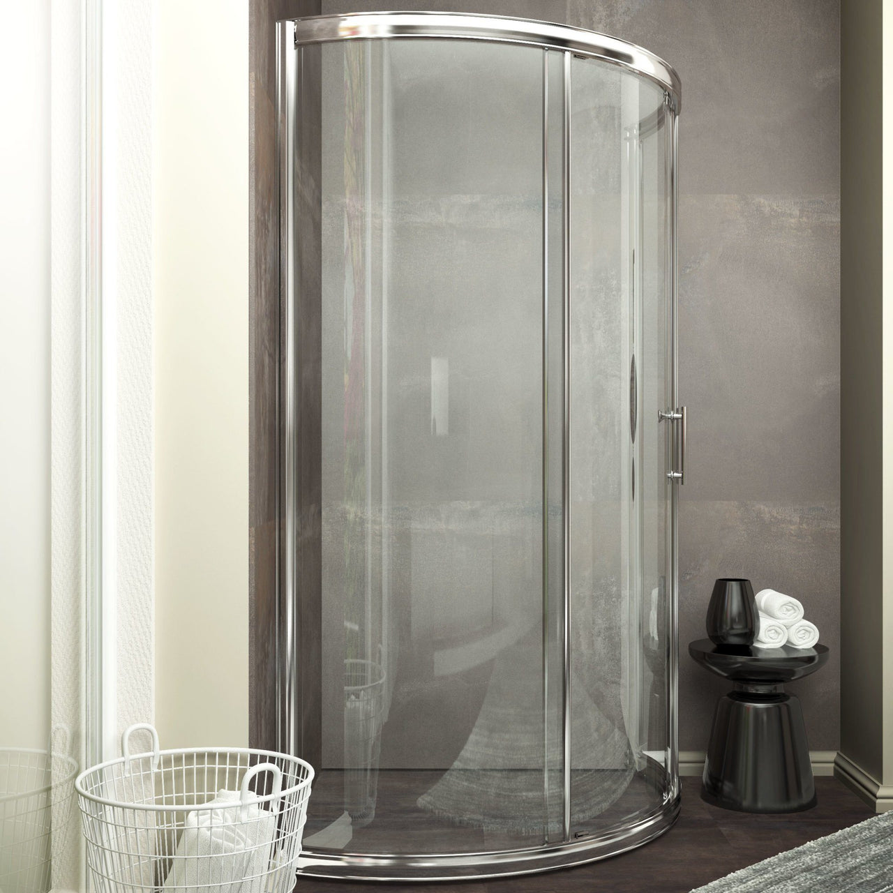 ANZZI Baron Series SD-AZ01-01CH Shower Doors Shower Doors ANZZI 