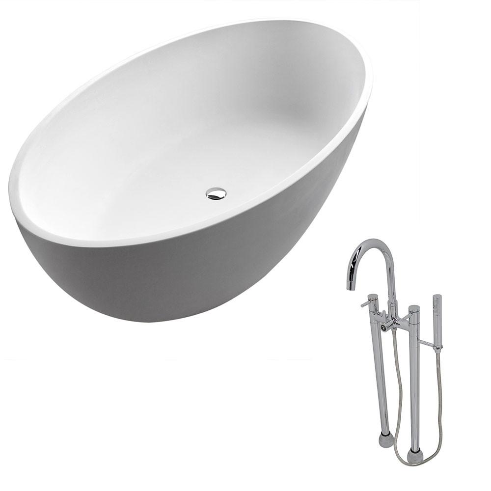 ANZZI Cestino FT510-0027 FreeStanding Bathtub FreeStanding Bathtub ANZZI 