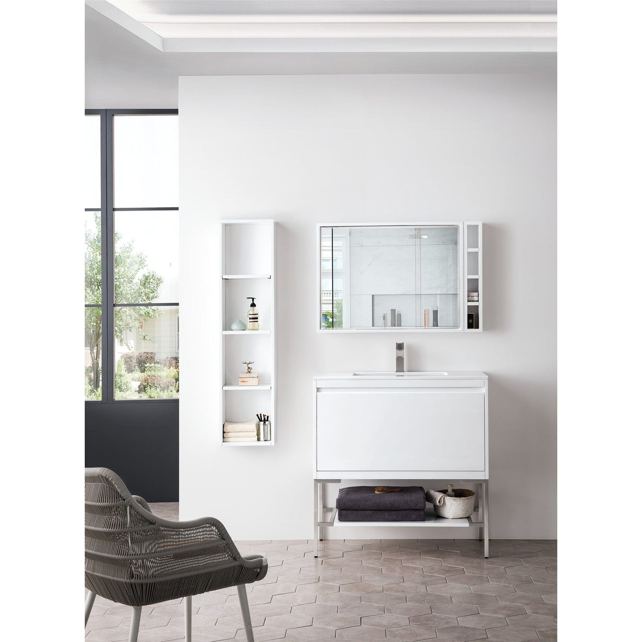 James Martin Milan 35.4" Single Vanity Vanity James Martin 