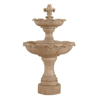 Thumbnail for Gardenia Two Tier Cast Stone Outdoor Garden Fountain Fountain Tuscan 