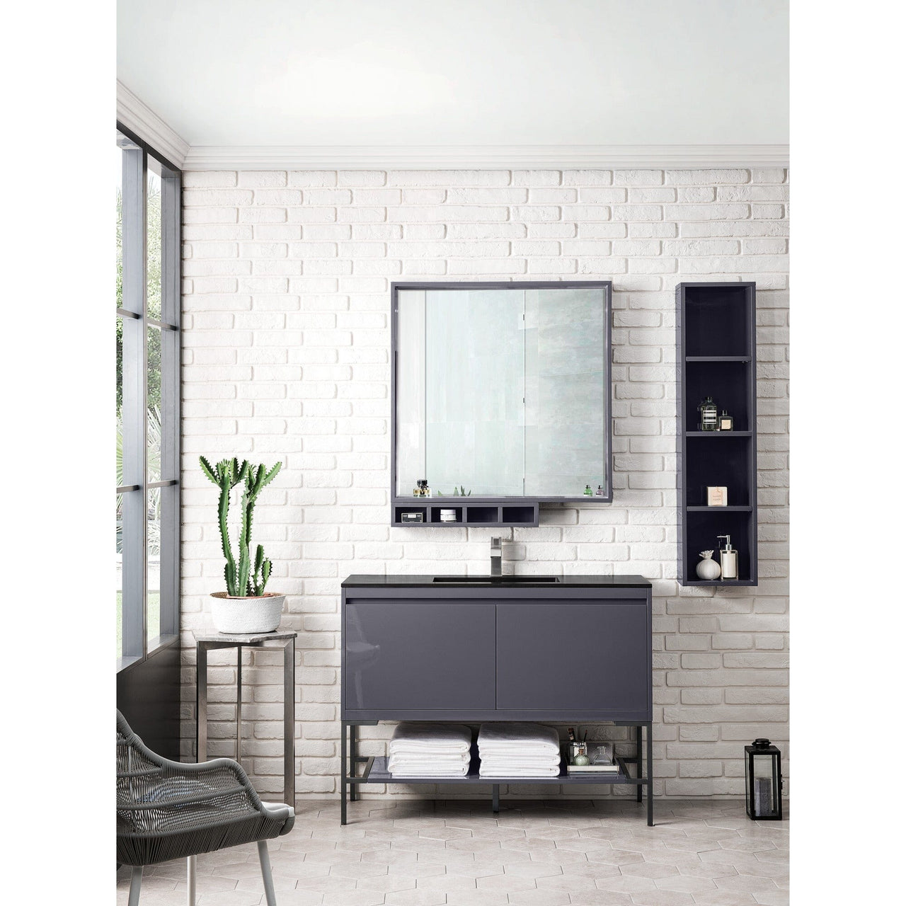James Martin Milan 47.3" Single Vanity Vanity James Martin 