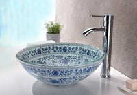 Thumbnail for ANZZI Cadence Series LS-AZ176 Vessel Sink - Glass Bathroom Sink ANZZI 