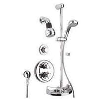 Thumbnail for Latoscana Water Harmony Shower System Option 3 In A Chrome finish bathtub and showerhead faucet systems Latoscana 