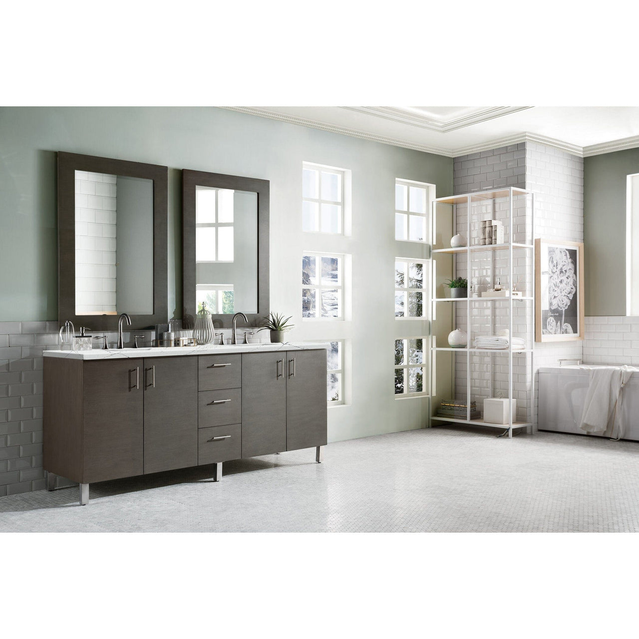 James Martin Metropolitan 72" Double Vanity Vanity James Martin 