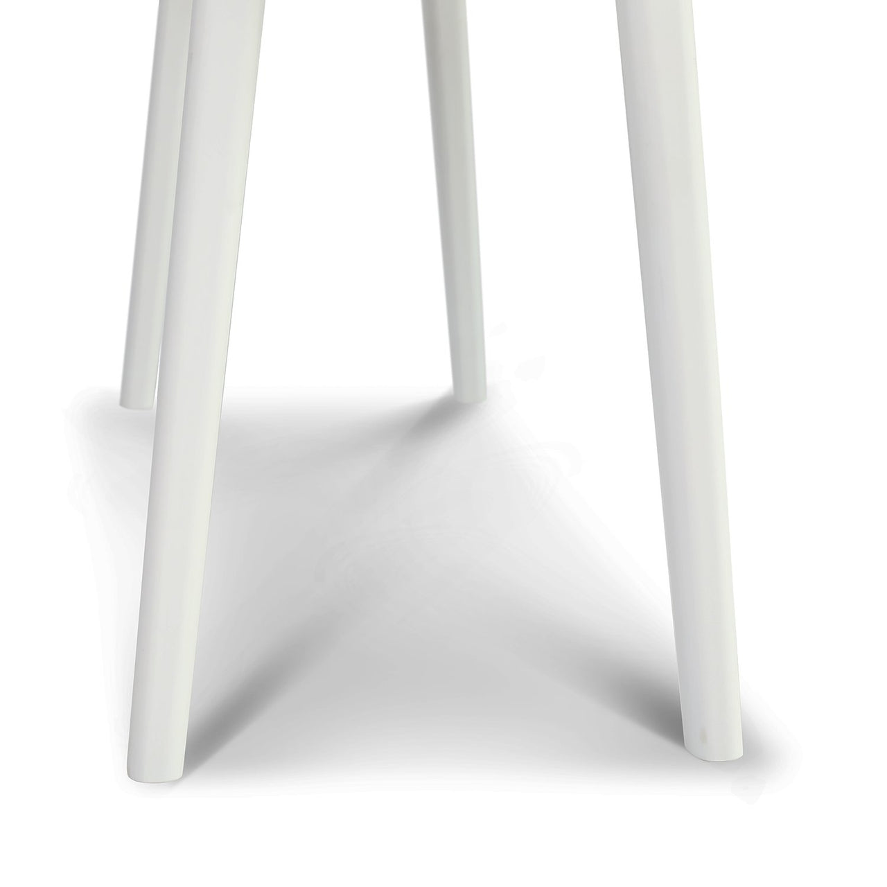 Viola 44" Rectangular Italian Carrara White Marble Writing Desk with Leg Writing Desk The Bianco Collection 