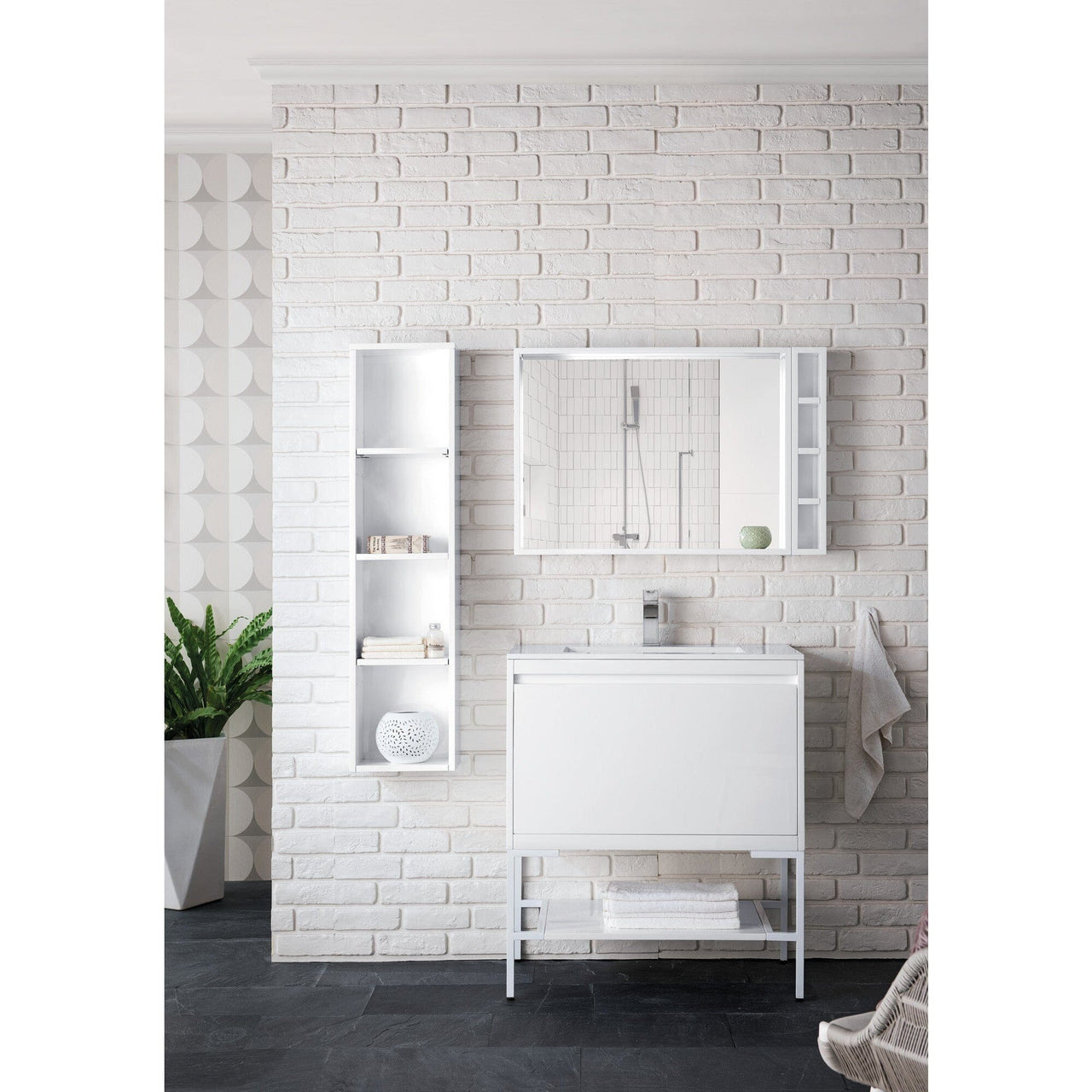 James Martin Milan 31.5" Single Vanity with Base Vanity James Martin 