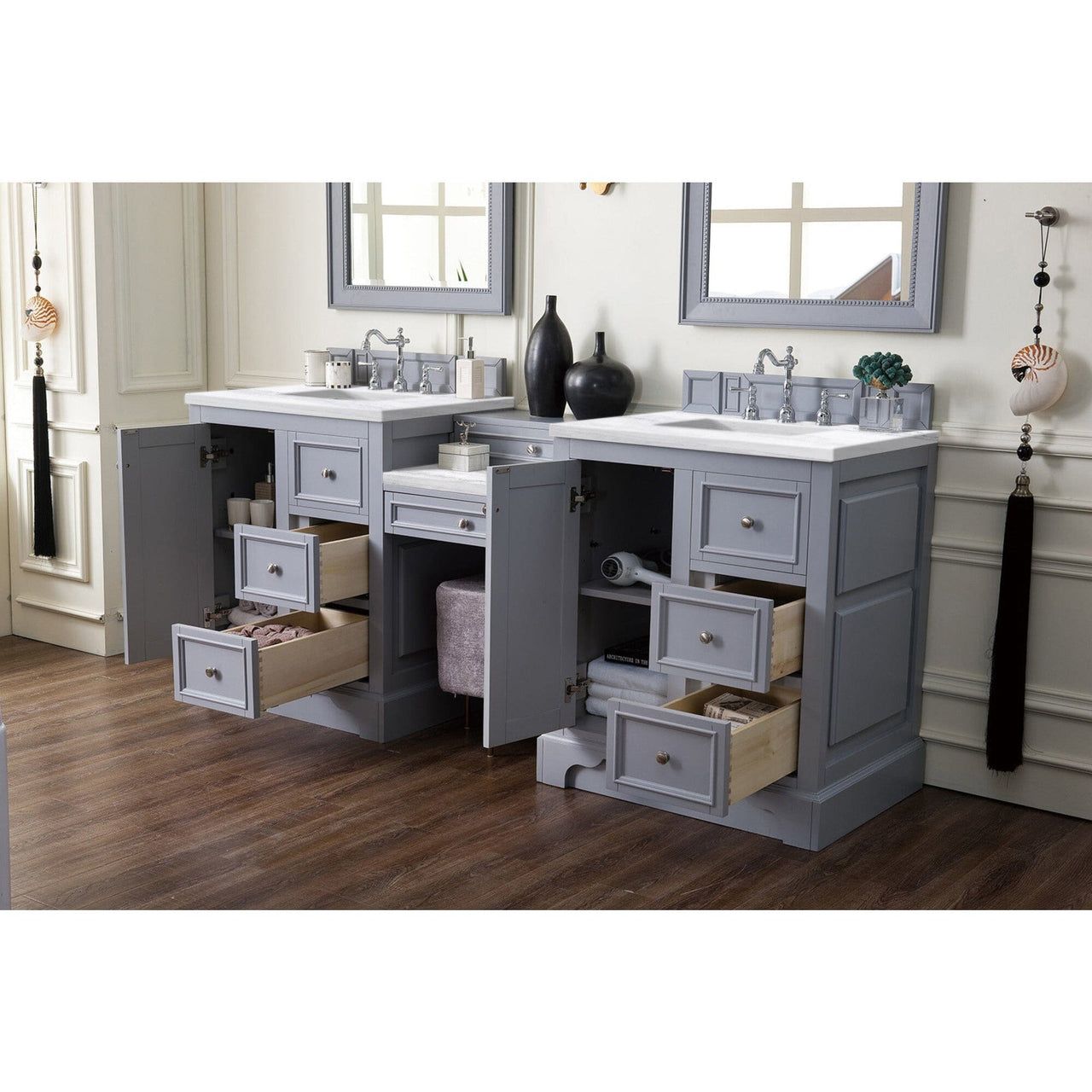 James Martin De Soto 82" Double Vanity Set Vanity James Martin 