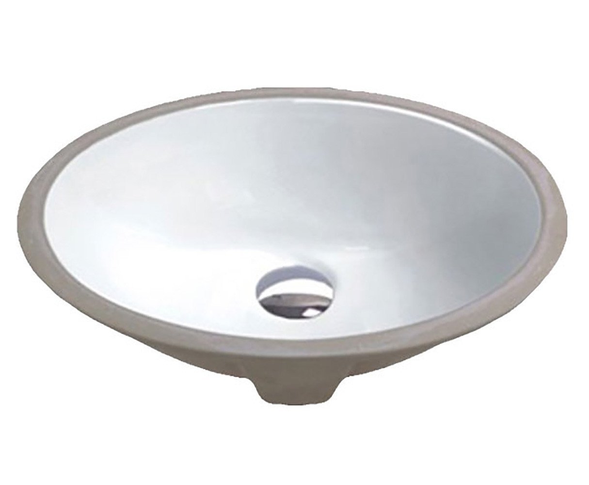 ANZZI Rhodes Series 7.5 in. Ceramic Undermount Sink Basin in White ANZZI Rhodes Series 7.5 in. Ceramic Undermount Sink Basin in White