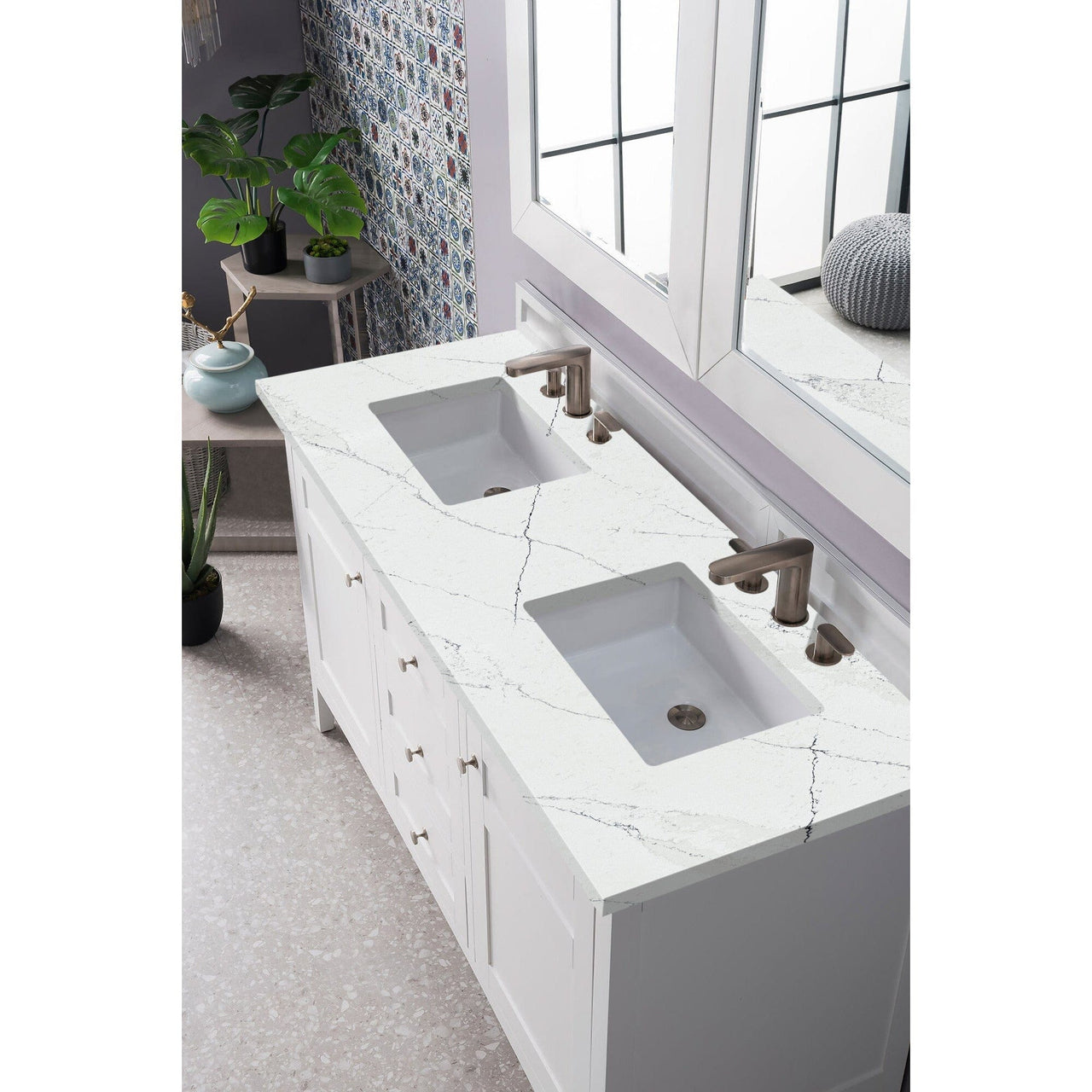 James Martin Palisades 60" Double Vanity Vanity James Martin 