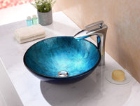 Thumbnail for ANZZI Arc Series LS-AZ196 Vessel Sink - Glass Bathroom Sink ANZZI 