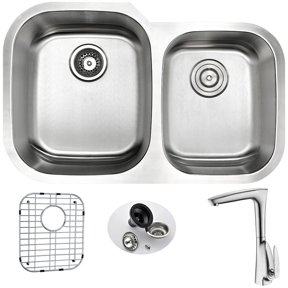 ANZZI MOORE Series KAZ3220-034B Kitchen Sink Kitchen Sink ANZZI 