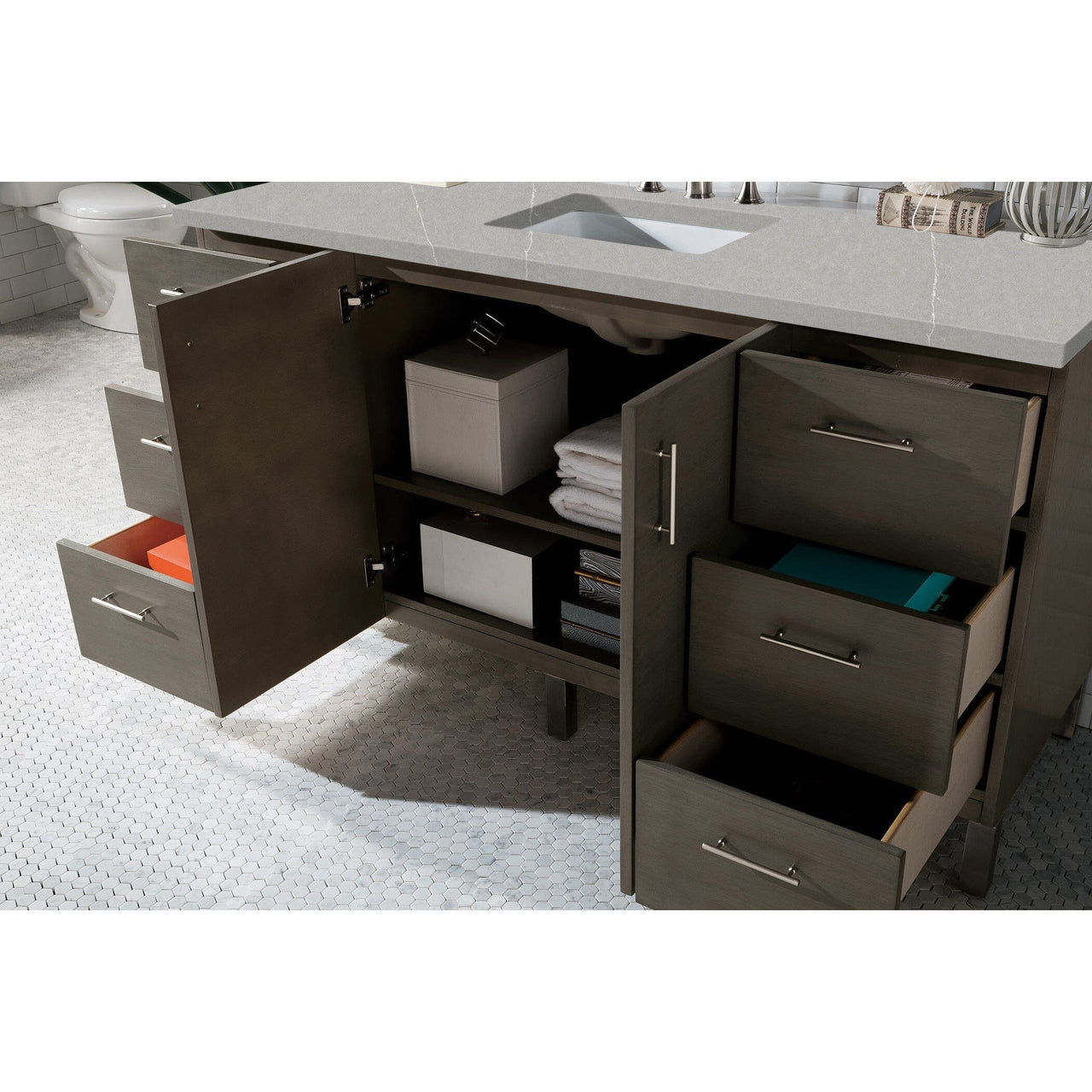 James Martin Metropolitan 60" Single Vanity Vanity James Martin 