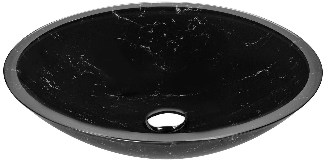 ANZZI Marbela Series LS-AZ177 Vessel Sink - Glass Bathroom Sink ANZZI 