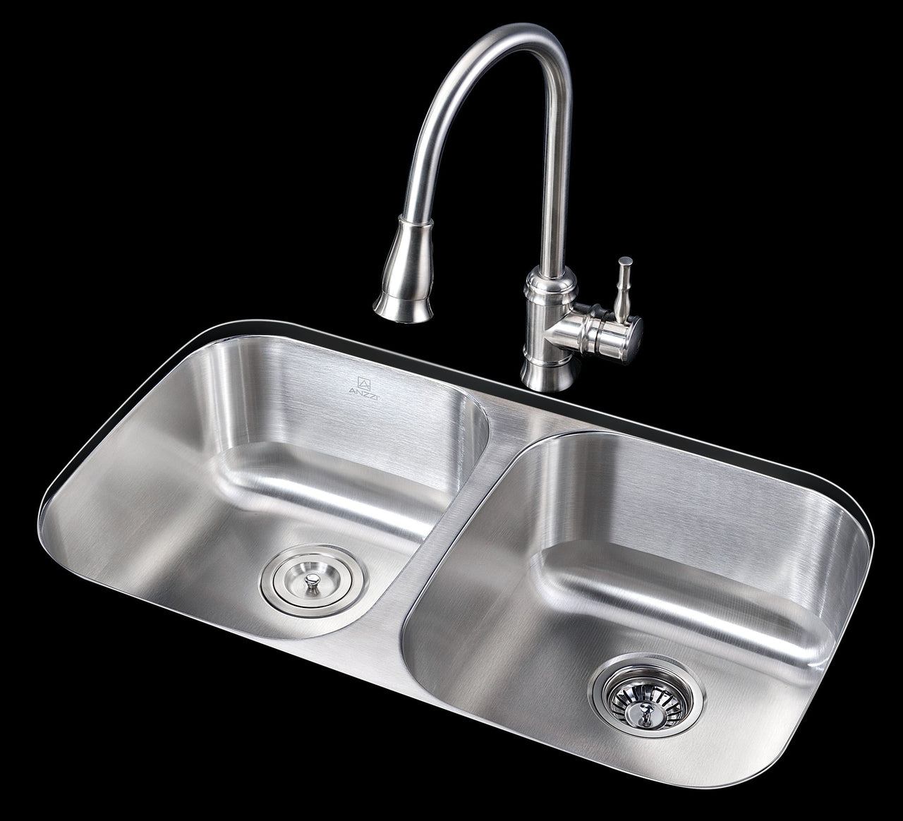 ANZZI MOORE Series K-AZ3218-2B Kitchen Sink Kitchen Sink ANZZI 