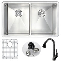 Thumbnail for ANZZI VANGUARD Series K32192A-031O Kitchen Sink Kitchen Sink ANZZI 