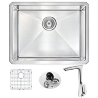 Thumbnail for ANZZI VANGUARD Series KAZ2318-034B Kitchen Sink Kitchen Sink ANZZI 