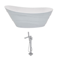 Thumbnail for ANZZI Stratus FT084-0028 FreeStanding Bathtub FreeStanding Bathtub ANZZI 