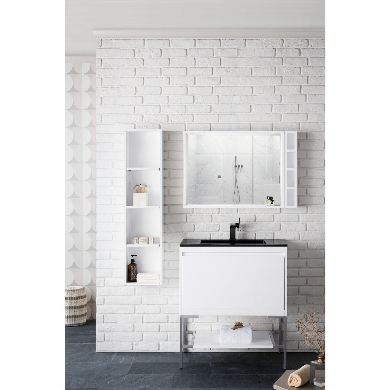 James Martin Milan 31.5" Single Vanity with Base Vanity James Martin 
