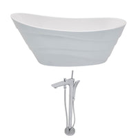 Thumbnail for ANZZI Stratus FT084-0029 FreeStanding Bathtub FreeStanding Bathtub ANZZI 