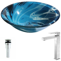 Thumbnail for ANZZI Symphony Series LSAZ075-096B Bathroom Sink Bathroom Sink ANZZI 