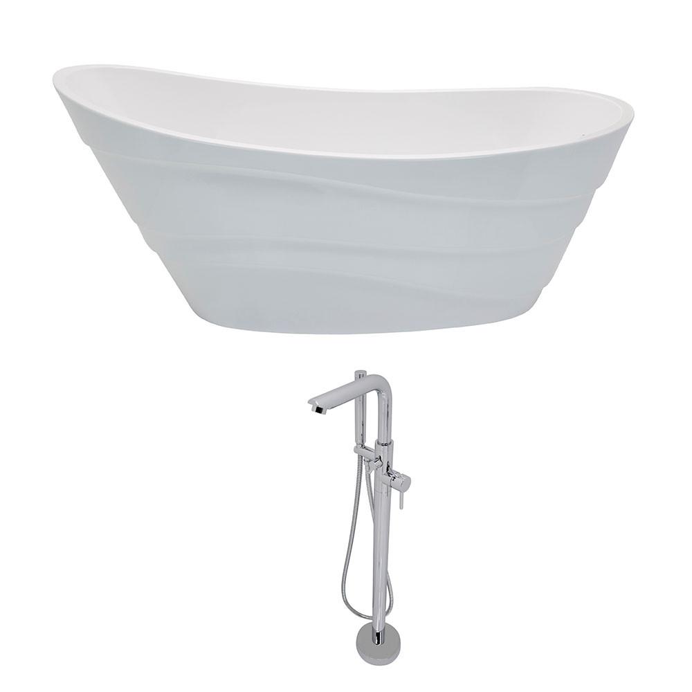 ANZZI Stratus FT084-0026 FreeStanding Bathtub FreeStanding Bathtub ANZZI 