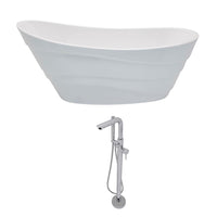 Thumbnail for ANZZI Stratus FT084-0026 FreeStanding Bathtub FreeStanding Bathtub ANZZI 