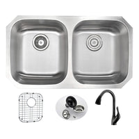 Thumbnail for ANZZI MOORE Series KAZ3218-031O Kitchen Sink Kitchen Sink ANZZI 